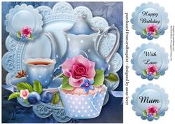 Time for Tea with Fancy Cupcake