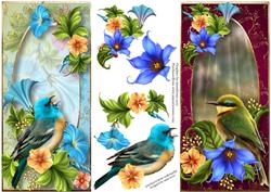 2 Feathered Friends Dl Toppers