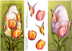 2 Spring Tulips Dl Toppers