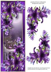 Large Dl Dark Shadows Lilies