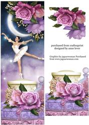 Large Dl Belle Ballerina Music Box