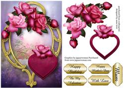 Hearts and Flowers - the Last Rose of August