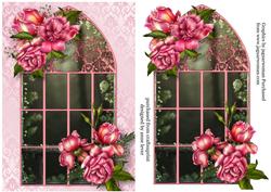Enchanted Glory Rose Window & Extra Plaque