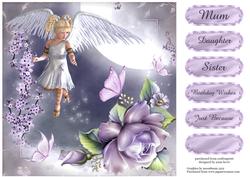 Little Angel, Roses & Butterflies