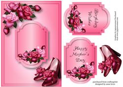 Pretty Pink Roses and Shoes