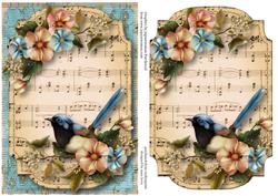 Summer Garden Sheet Music Plaque