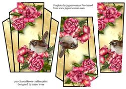 Art Deco Bird Stacker - Glory Rose Wren