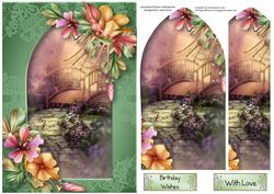 Arched Scene Stacker - Fleur De La Foret