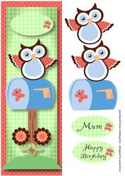 Large Dl Mailbox Owl