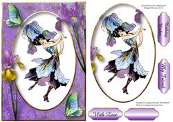 Beautiful Dancing Iris Lady