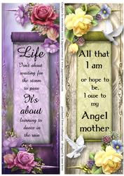 2 Large Dl Inspiration Toppers - Life Isn't About -