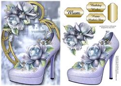 Stunning Shoes - the Ice Collection - Porcelain Roses