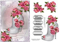 Stunning Shoes - Peeptoe Stiletto - Glory Roses
