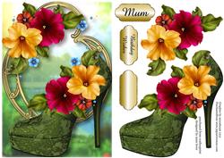 Stunning Shoes - the Venice - Pretty Petunias - Version 2
