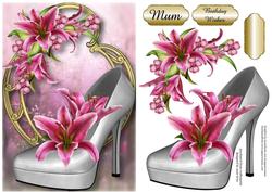 Stunning Shoes - the London Collection - Stargazer Lilies