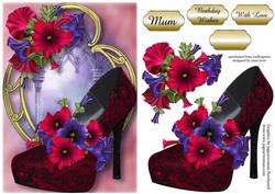 Stunning Shoes - the Monaco Collection - Perfect Petunias