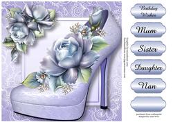 Stunning Shoes Lacey Square - Porcelain Roses