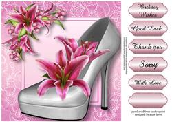 Stunning Shoes Lacey Square - the London - Stargazer Lilies