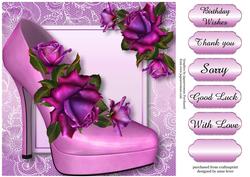 Stunning Shoes Lacey Square - the London - Twilight Roses