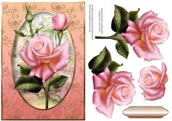 Beautiful Edwardian Roses with Decoupage