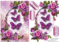 Butterfly Trio and Romantica Roses