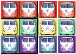 Vw Van Pop Art & Easy Layers