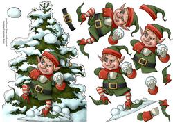 Shaped Topper - Christmas Elf - Incoming!!