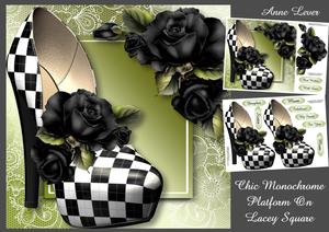 Chic Monochrome Shoe on Lacey Square