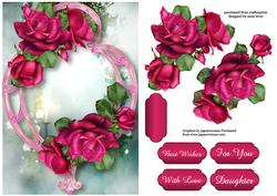 Celebration Roses on a Fancy Frame