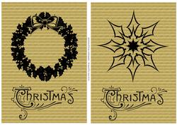 Kraft Paper Christmas Silhouettes 3