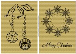Kraft Paper Christmas Silhouettes 4
