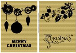 Kraft Paper Christmas Silhouettes 5
