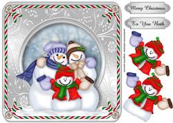 The Snowman Family Portrait