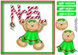 Gingerbread Noel - Inksaver Christmas Topper