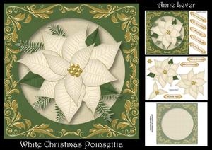 White Christmas Poinsettia Mini Kit
