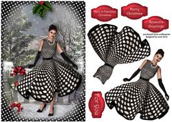 Polka Dot Dress Christmas Party