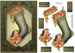 Fabulous Robin Christmas Stocking