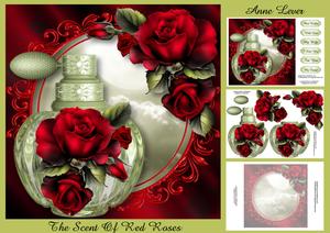 Gorgeous Perfume Bottle - the Scent of Red Roses