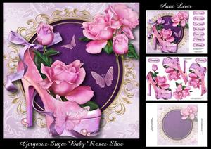 Gorgeous Sugar Baby Roses Shoe