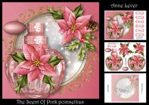 Christmas Perfume Bottle - the Scent of Pink Poinsettias