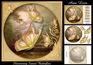 Shimmering Sunset Butterflies Mini Kit