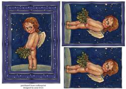 Cheeky Christmas Cherub