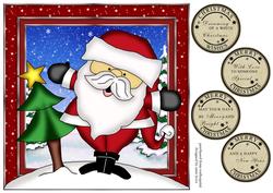 Caroling Santa Claus
