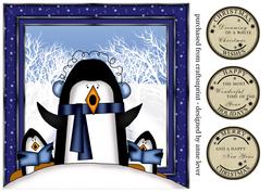 Caroling Christmas Penguins