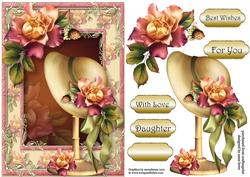 Beautiful Sunset Roses Bonnet