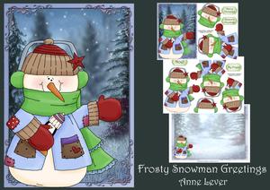 Frosty Snowman Greetings