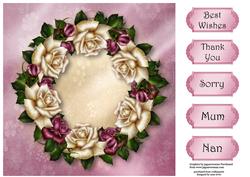 A Wreath of Antique Roses