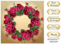 A Wreath of Celebration Roses