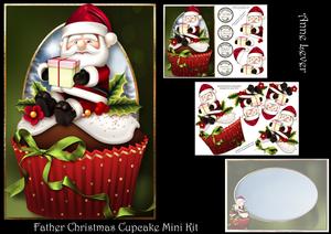Father Christmas Cupcake Mini Kit