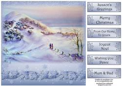 A Watercolour Winters Walk